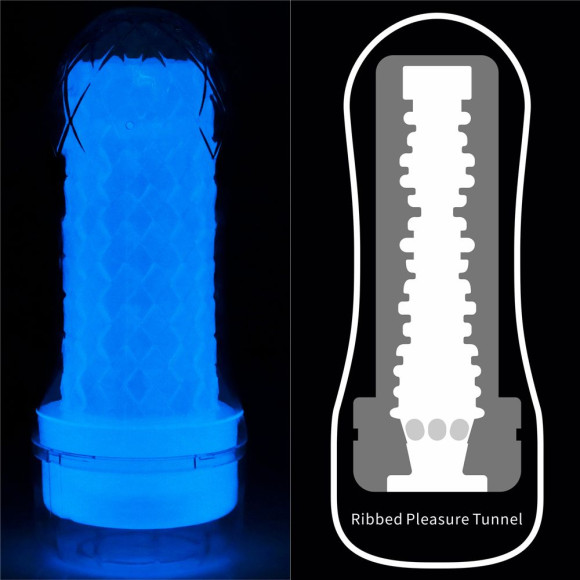 Светящийся в темноте мастурбатор Lumino Play Masturbator Ribbed Светящийся в темноте мастурбатор Lumino Play Masturbator Ribbed