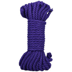 Фиолетовая верёвка для связывания и фиксации Bind&Tie - 9,14 м. Фиолетовая верёвка для связывания и фиксации Bind&Tie - 9,14 м.