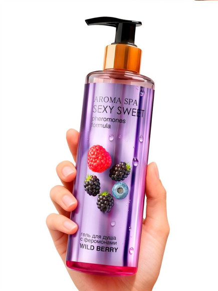 Гель для душа с феромонами и ароматом диких ягод Wild Berry - 200 мл.