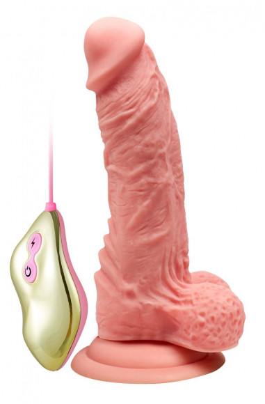 Телесный ротатор-реалистик Turbo Boost Darrick - 17,5 см. Телесный ротатор-реалистик Turbo Boost Darrick - 17,5 см.