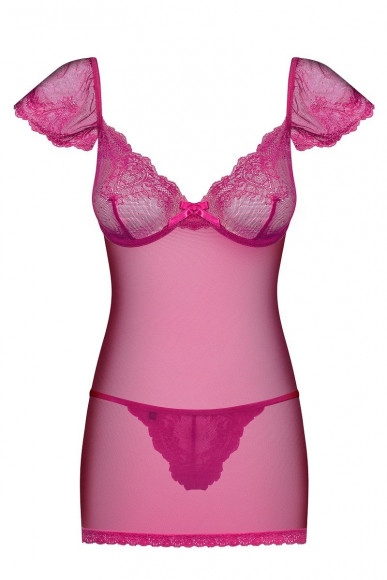 Полупрозрачная сорочка Lillove с  крылышками 